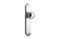 Iver Paddington  Door Knob Shouldered Latch Pair, Passage Kit, Privacy Kit , Entrance Kit with High Security Lock - Polished Chrome