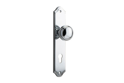 Iver Paddington  Door Knob Shouldered Latch Pair, Passage Kit, Privacy Kit , Entrance Kit with High Security Lock - Polished Chrome
