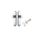 Iver Paddington  Door Knob Shouldered Latch Pair, Passage Kit, Privacy Kit , Entrance Kit with High Security Lock - Polished Chrome
