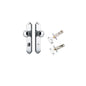 Iver Paddington  Door Knob Shouldered Latch Pair, Passage Kit, Privacy Kit , Entrance Kit with High Security Lock - Polished Chrome