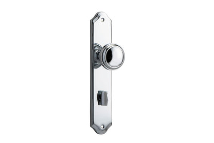 Iver Paddington  Door Knob Shouldered Latch Pair, Passage Kit, Privacy Kit , Entrance Kit with High Security Lock - Polished Chrome