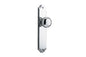 Iver Cambridge Door Knob Shouldered Latch Pair, Passage Kit, Privacy Kit , Entrance Kit with High Security Lock -Polished Chrome