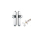 Iver Cambridge Door Knob Shouldered Latch Pair, Passage Kit, Privacy Kit , Entrance Kit with High Security Lock -Polished Chrome