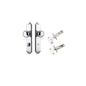 Iver Cambridge Door Knob Shouldered Latch Pair, Passage Kit, Privacy Kit , Entrance Kit with High Security Lock -Polished Chrome