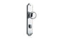 Iver Cambridge Door Knob Shouldered Latch Pair, Passage Kit, Privacy Kit , Entrance Kit with High Security Lock -Polished Chrome