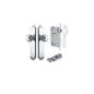 Iver Guildford Door Knob Shouldered Latch Pair, Passage Kit, Privacy Kit , Entrance Kit with High Security Lock - Polished Chrome