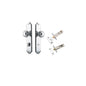 Iver Guildford Door Knob Shouldered Latch Pair, Passage Kit, Privacy Kit , Entrance Kit with High Security Lock - Polished Chrome