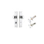 Iver Paddington  Door Knob Chamfered Latch Pair, Passage Kit, Privacy Kit , Entrance Kit with High Security Lock - Polished Chrome
