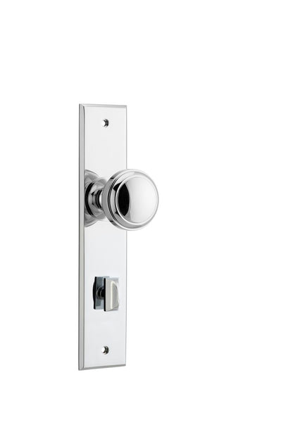 Iver Paddington  Door Knob Chamfered Latch Pair, Passage Kit, Privacy Kit , Entrance Kit with High Security Lock - Polished Chrome