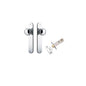 Iver Paddington  Door Knob Oval Latch Pair, Passage Kit, Privacy Kit , Entrance Kit with High Security Lock - Polished Chrome