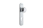 Iver Cambridge Door Knob Oval Concealed Fix Pair, Passage Kit, Privacy Kit , Entrance Kit with High Security Lock - Polished Chrome