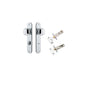 Iver Cambridge Door Knob Oval Concealed Fix Pair, Passage Kit, Privacy Kit , Entrance Kit with High Security Lock - Polished Chrome