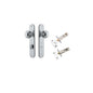 Iver Guildford Door Knob Oval Latch Pair, Passage Kit, Privacy Kit , Entrance Kit with High Security Lock -Polished Chrome