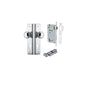 Iver Paddington  Door Knob Stepped Latch Pair, Passage Kit, Privacy Kit , Entrance Kit with High Security Lock - Polished Chrome