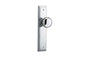 Iver Cambridge Door Knob Stepped Latch Pair, Passage Kit, Privacy Kit , Entrance Kit with High Security Lock - Polished Chrome