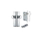 Iver Cambridge Door Knob Stepped Latch Pair, Passage Kit, Privacy Kit , Entrance Kit with High Security Lock - Polished Chrome