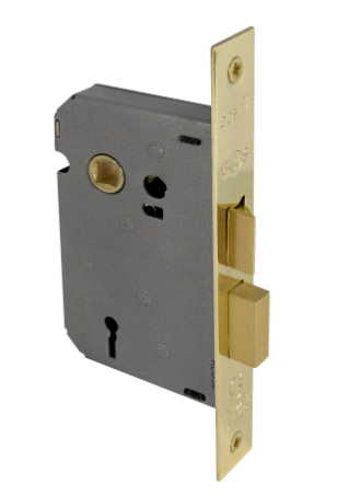 Windsor Premium NZ 45mm 3 Lever Mortice Lock (65mm Case) - Available in 5 Colours : Matt Black ,Chrome Plated ,Polished Brass ,Powder Coat & Powder Coat Antique Bronze