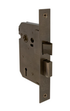 Windsor Premium NZ 45mm 3 Lever Mortice Lock (65mm Case) - Available in 5 Colours : Matt Black ,Chrome Plated ,Polished Brass ,Powder Coat & Powder Coat Antique Bronze