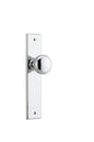Iver Cambridge Door Knob Chamfered  Latch Pair, Passage Kit, Privacy Kit , Entrance Kit with High Security Lock - Polished Chrome