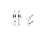 Iver Cambridge Door Knob Chamfered  Latch Pair, Passage Kit, Privacy Kit , Entrance Kit with High Security Lock - Polished Chrome