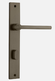 Iver Baltimore Door Lever 10702 Rectangular Backplate Signature Brass - Passage ,Privacy & Entrance