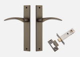 Iver Oxford  Door Lever 10704 Rectangular Backplate Signature Brass - Passage ,Privacy & Entrance