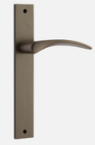 Iver Oxford  Door Lever 10704 Rectangular Backplate Signature Brass - Passage ,Privacy & Entrance