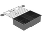 BURNS & FERALL CAN660 ZOMODO PEARLARC PVD DOUBLE SINK & GRID LEFT HAND / RIGHT HAND - BLACK PEARL ,EUREKA GOLD & RIO BRONZE