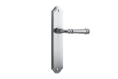 Iver Verona Door Lever Shouldered Latch Pair, Passage Kit, Privacy Kit , Entrance Kit with High Security Lock -Brushed Chrome