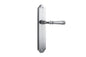 Iver Verona Door Lever Shouldered Latch Pair, Passage Kit, Privacy Kit , Entrance Kit with High Security Lock -Brushed Chrome