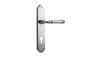 Iver Verona Door Lever Shouldered Latch Pair, Passage Kit, Privacy Kit , Entrance Kit with High Security Lock -Brushed Chrome
