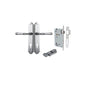 Iver Verona Door Lever Shouldered Latch Pair, Passage Kit, Privacy Kit , Entrance Kit with High Security Lock -Brushed Chrome