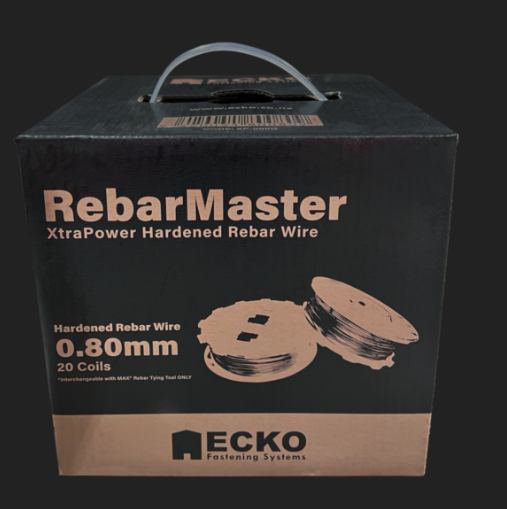 Ecko RebarMaster Hardened Rebar Wire - 0.80 (20 Coils)