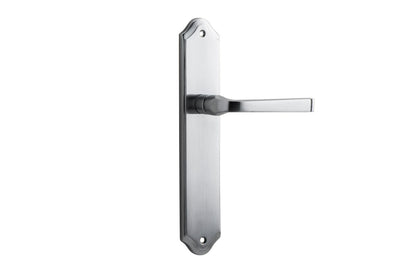 Iver Annecy Door Lever Shouldered Latch Pair, Passage Kit, Privacy Kit , Entrance Kit with High Security Lock -Brushed Chrome