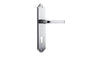 Iver Annecy Door Lever Shouldered Latch Pair, Passage Kit, Privacy Kit , Entrance Kit with High Security Lock -Brushed Chrome
