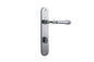 Iver Verona Door Lever Oval Latch Pair, Passage Kit, Privacy Kit , Entrance Kit with High Security Lock - Brushed Chrome