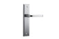 Iver Annecy Door Lever Shouldered Latch Pair, Passage Kit, Privacy Kit , Entrance Kit with High Security Lock -Brushed Chrome