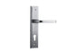 Iver Annecy Door Lever Shouldered Latch Pair, Passage Kit, Privacy Kit , Entrance Kit with High Security Lock -Brushed Chrome
