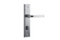 Iver Annecy Door Lever Shouldered Latch Pair, Passage Kit, Privacy Kit , Entrance Kit with High Security Lock -Brushed Chrome