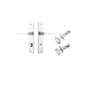 Iver Como  Door Lever Chamfered Latch Pair, Passage Kit, Privacy Kit , Entrance Kit with High Security Lock -Brushed Chrome