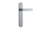 Iver Bronte Door Lever Oval Latch Pair, Passage Kit, Privacy Kit , Entrance Kit with High Security Lock - Brushed Chrome