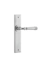 Iver Verona Door Lever Chamfered Latch Pair, Passage Kit, Privacy Kit , Entrance Kit with High Security Lock -Brushed Chrome