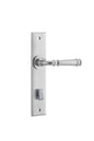 Iver Verona Door Lever Chamfered Latch Pair, Passage Kit, Privacy Kit , Entrance Kit with High Security Lock -Brushed Chrome