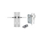 Iver Annecy Door Lever Chamfered Latch Pair, Passage Kit, Privacy Kit , Entrance Kit with High Security Lock -Brushed Chrome