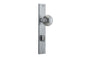Iver Guildford Door Knob Rectangular Latch Pair, Passage Kit, Privacy Kit , Entrance Kit with High Security Lock -Brushed Chrome