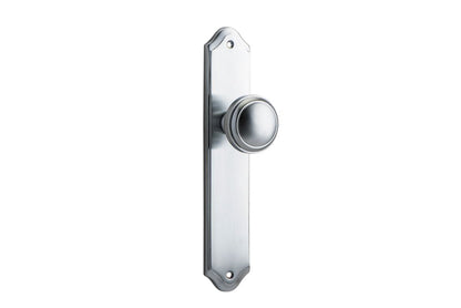 Iver Paddington  Door Knob Shouldered Latch Pair, Passage Kit, Privacy Kit , Entrance Kit with High Security Lock - Brushed Chrome