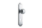 Iver Paddington  Door Knob Shouldered Latch Pair, Passage Kit, Privacy Kit , Entrance Kit with High Security Lock - Brushed Chrome