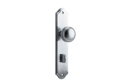 Iver Paddington  Door Knob Shouldered Latch Pair, Passage Kit, Privacy Kit , Entrance Kit with High Security Lock - Brushed Chrome