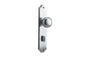 Iver Cambridge Door Knob Shouldered Latch Pair, Passage Kit, Privacy Kit , Entrance Kit with High Security Lock -Brushed Chrome
