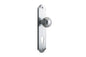 Iver Guildford Door Knob Shouldered Latch Pair, Passage Kit, Privacy Kit , Entrance Kit with High Security Lock -Brushed Chrome